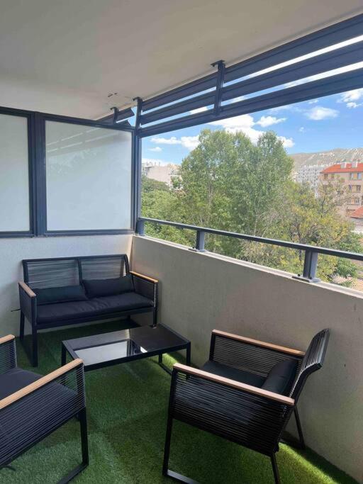10 Min Du Centre-Ville Terrasse Avec Vue + Parking Marseilles Exterior foto